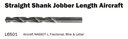 1054186 .2810 JOBBER DRILL COBALT 10/PACK NACHI