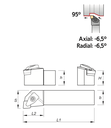2122756IN .750" SHANK CNMG43* LH PALBIT